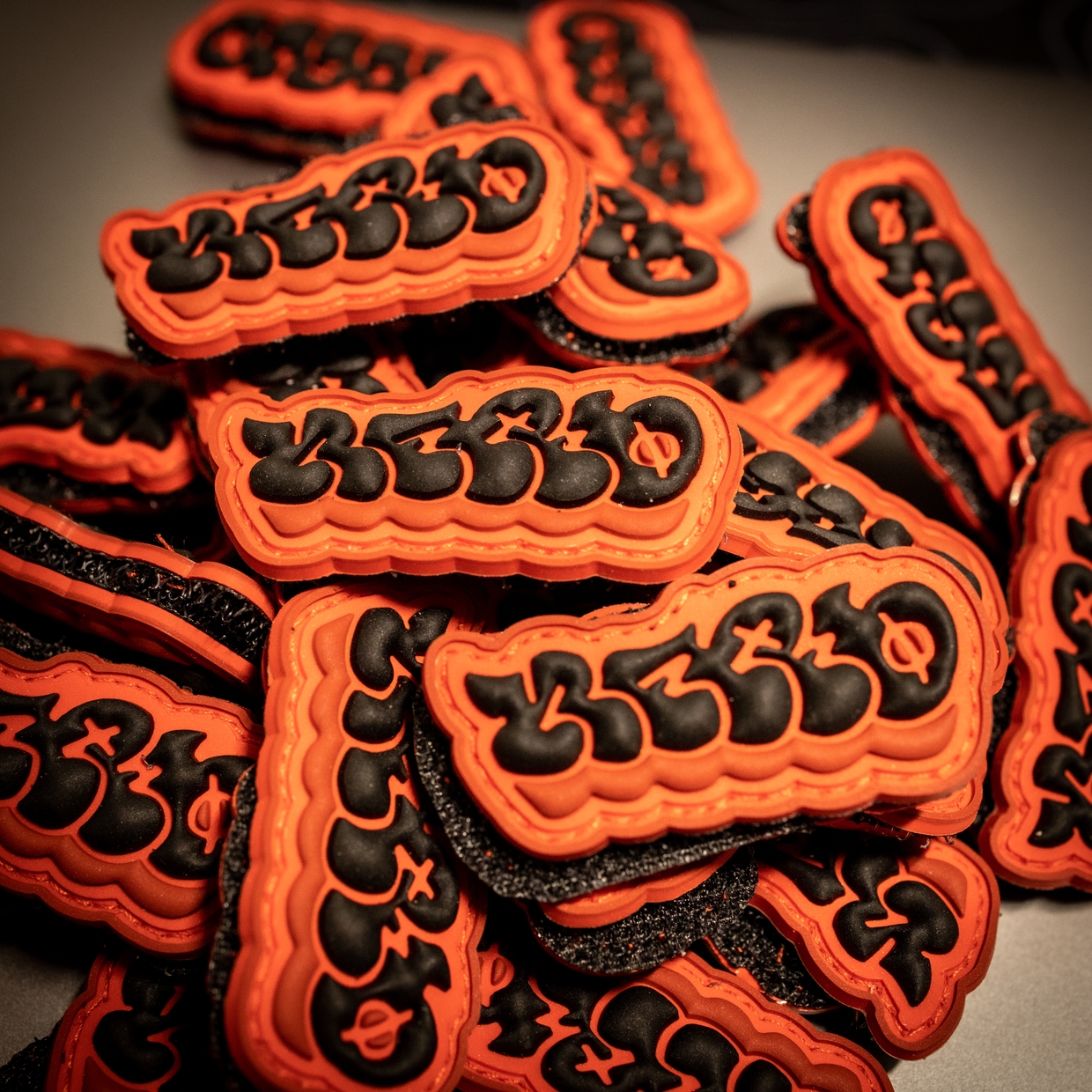 XERO vandal eye patches laid out